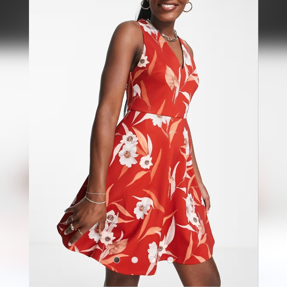Ted Baker Enyaa Cabana Sleeveless Skater Dress